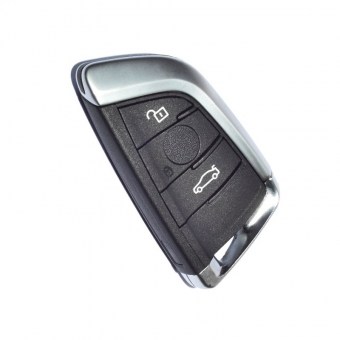 CARCASA NEGRA DE MANDO KEYLESS DE 3 BOTONES DE BMW SERIE F HU100R